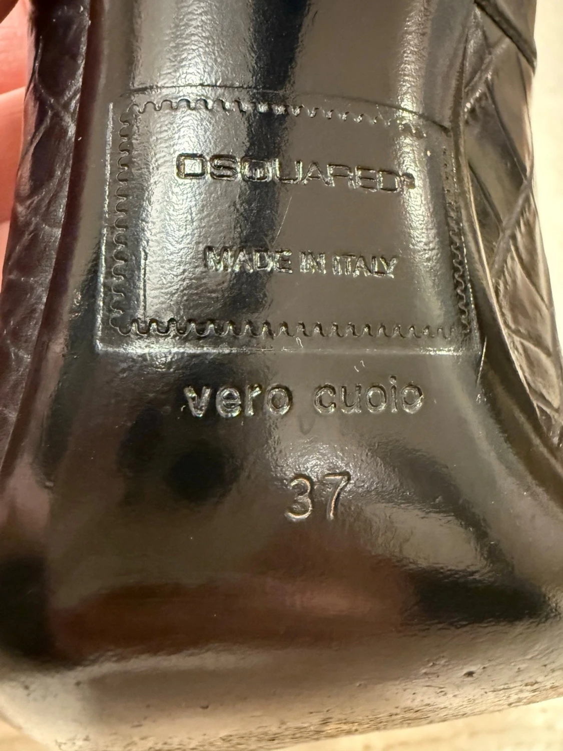 Svarta pumps från DSQUARED2 med klack - 5