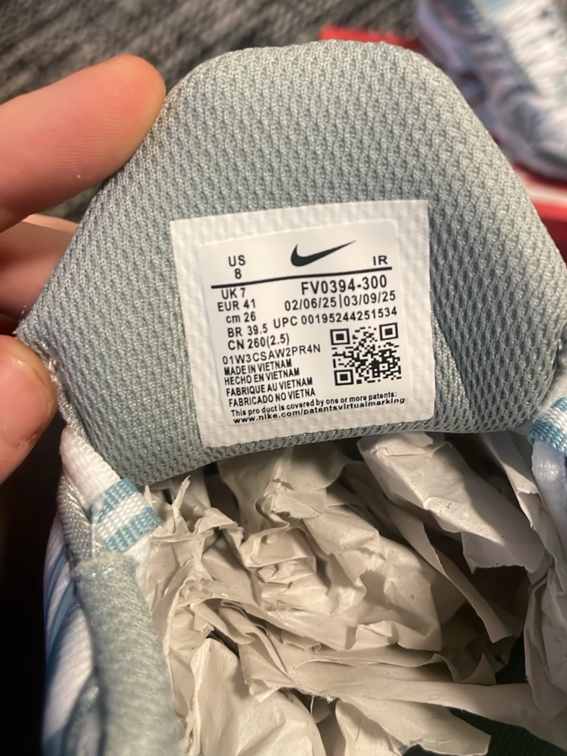 Nike Air Max Plus blå och vit - 4