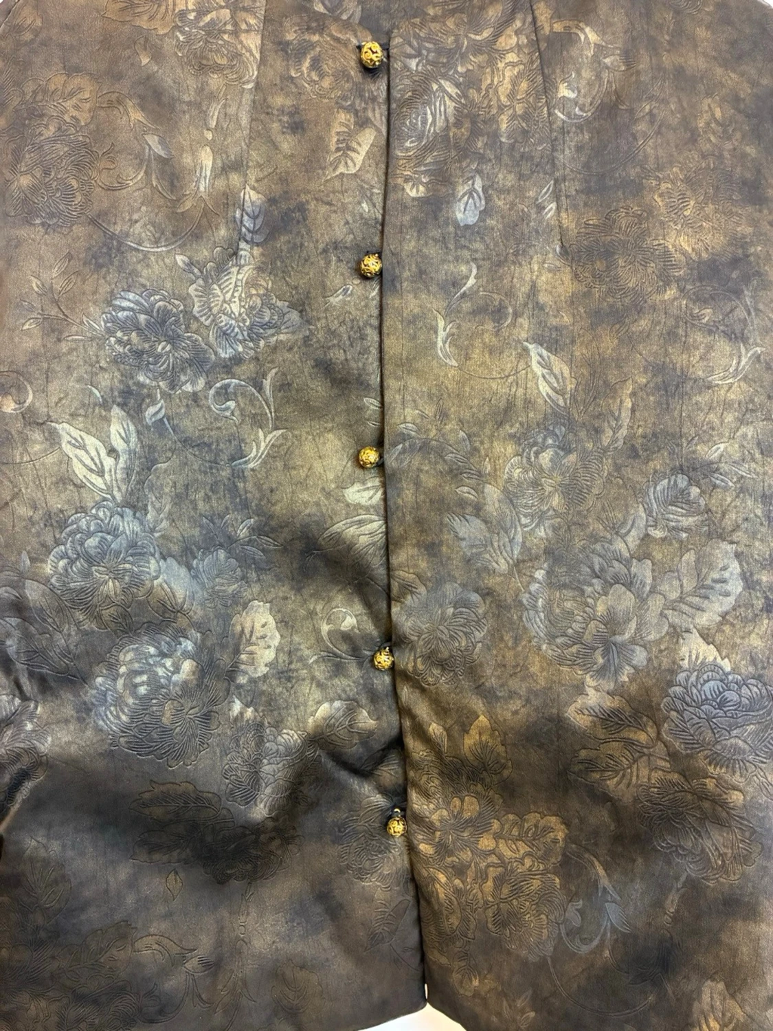 Svart vadderad jacka i 100% mullbärssilke - 4