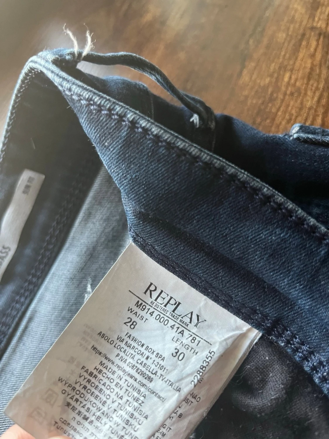 Replay Anbass slim fit jeans blå - 4