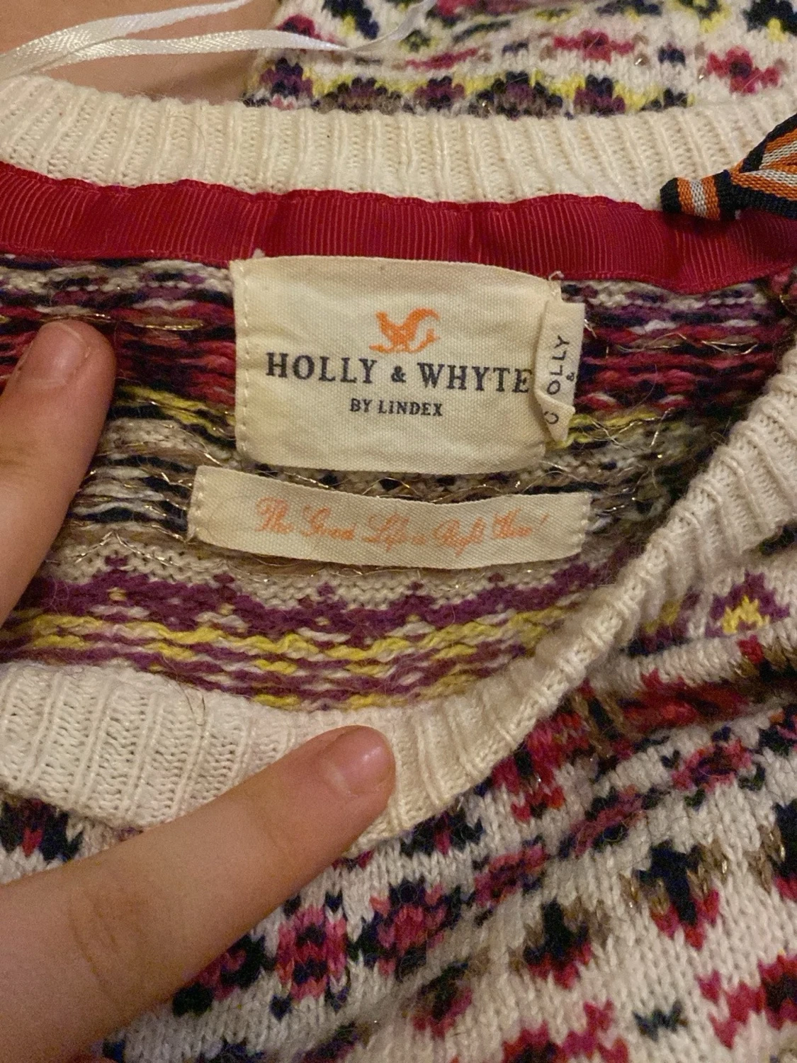 Söt stickad mäster tröja - 4