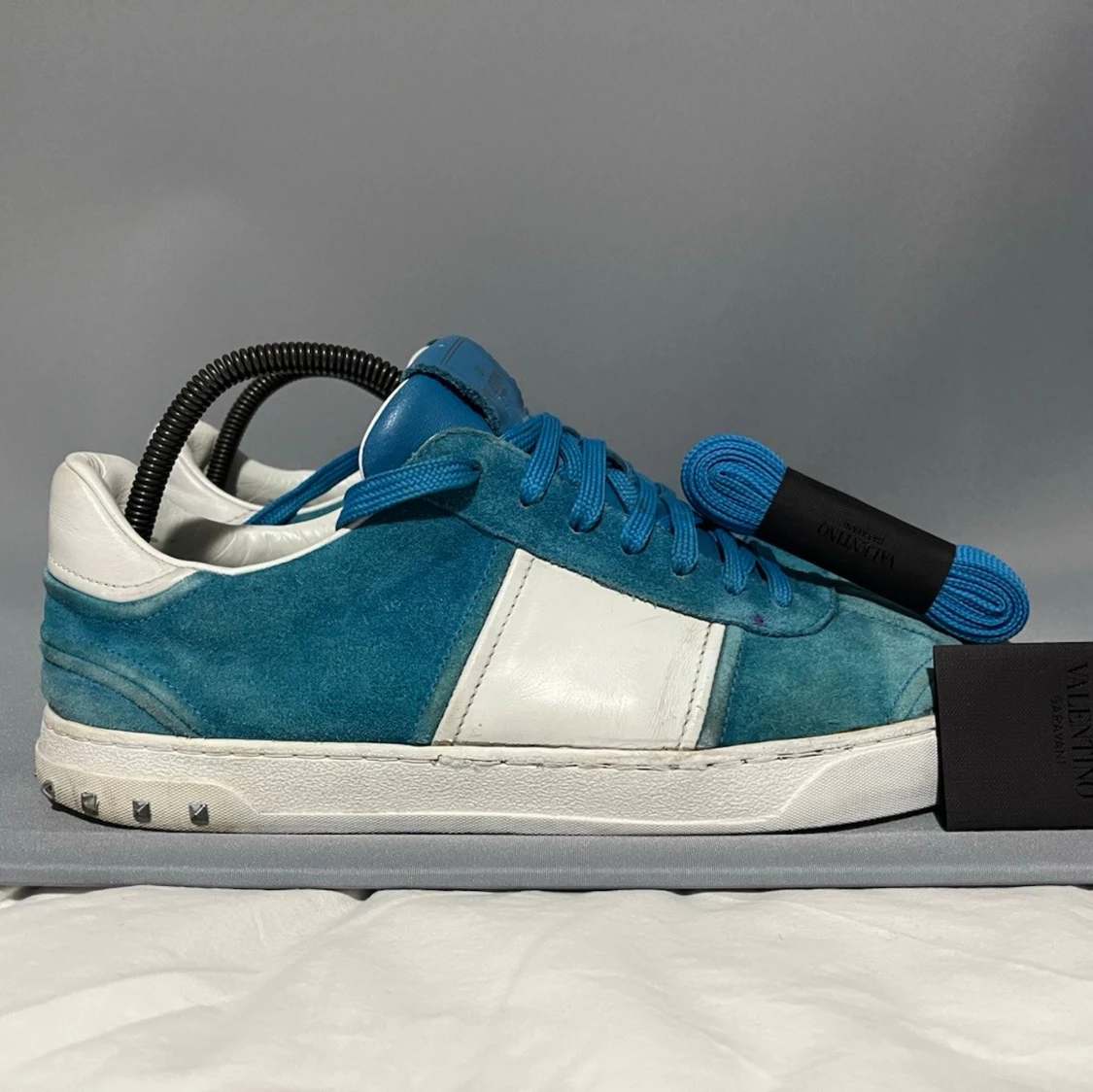 Valentino flycrews blå/vita sneakers