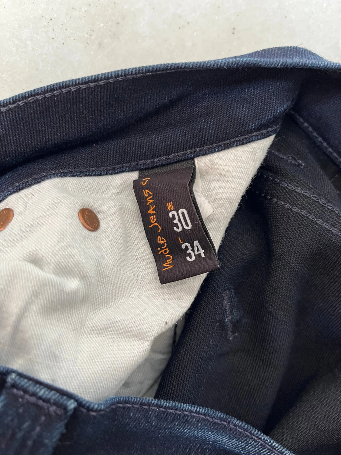 Mörkblå jeans från Nudie Jeans - Grim Tim - 5