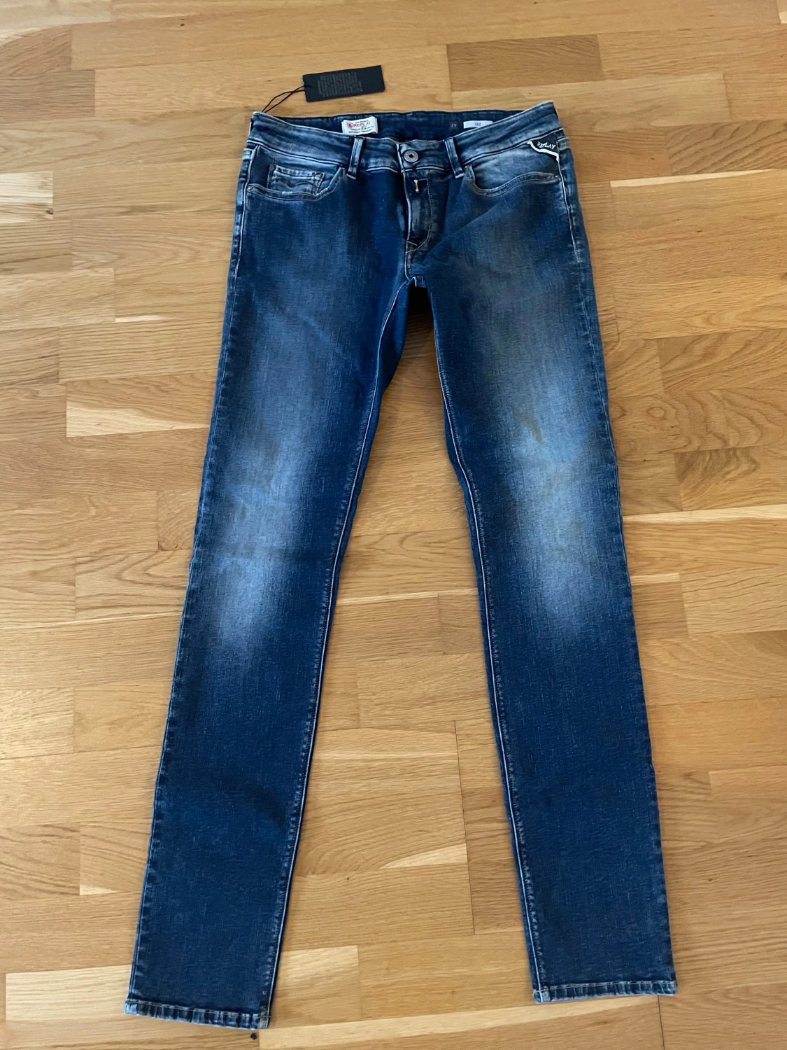 Replay LUZ skinny jeans blå, stl M (29)