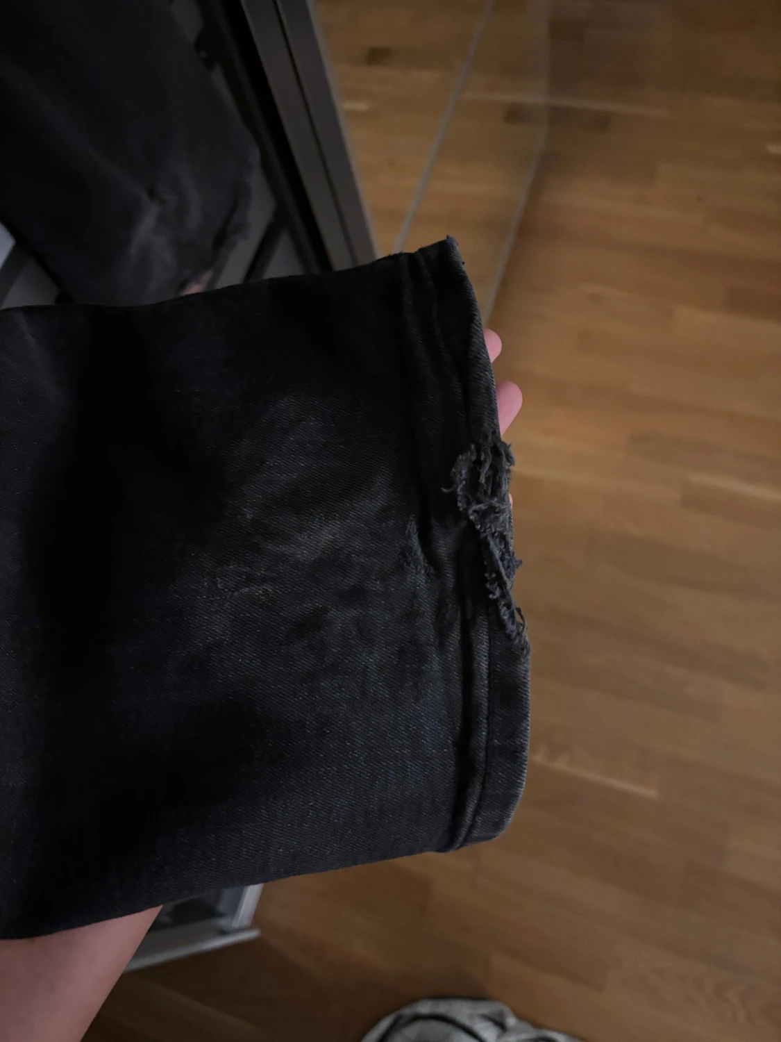 Svarta bootcut jeans - 3