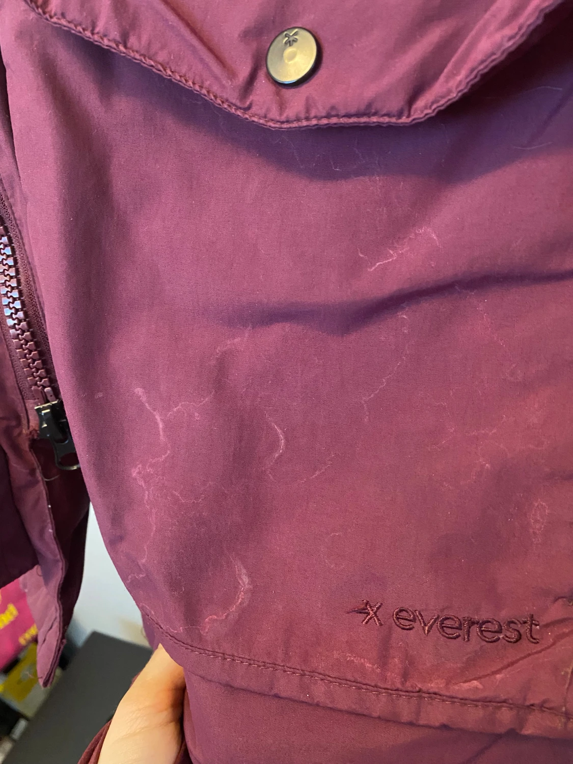 Vinröd parkasjacka från Everest - 2