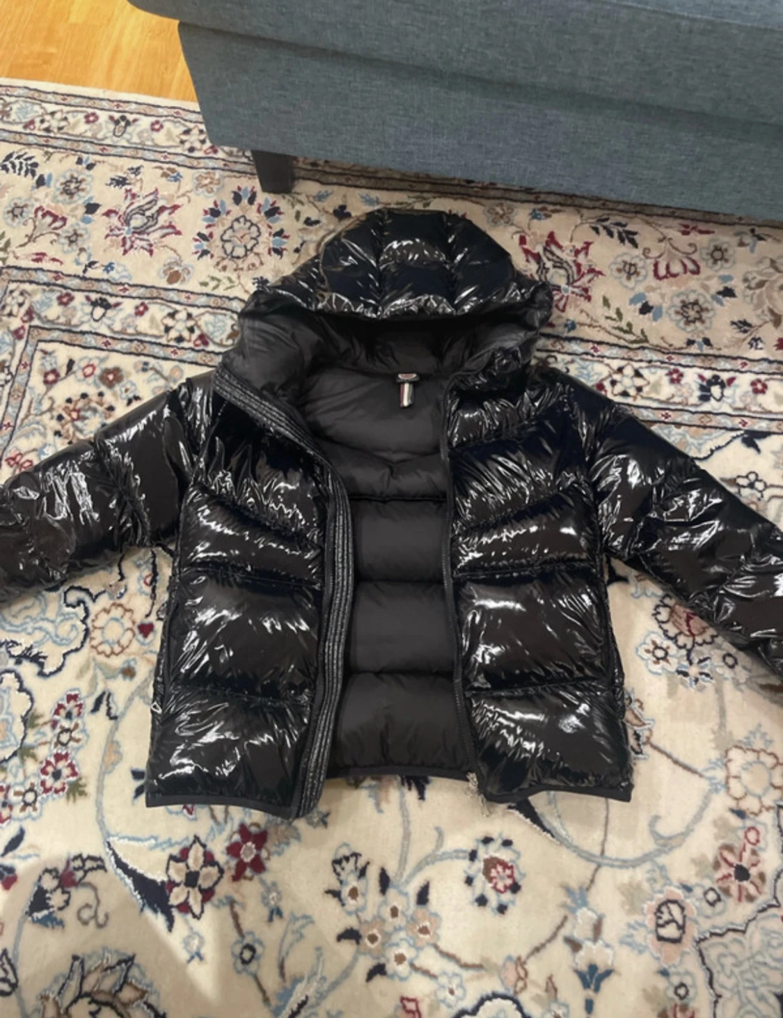 Svart Colmar pufferjacka med huva - 5