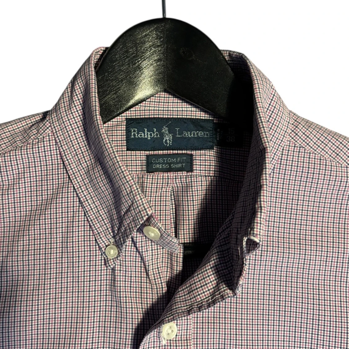 Polo Ralph Lauren rutig skjorta ”lila” | Herr M storlek 15’ | - 1