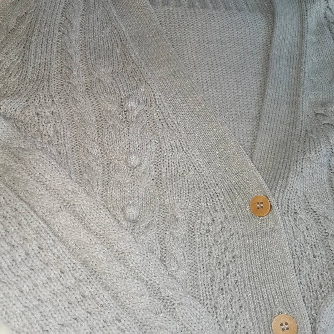 Only grå kofta, storlek XS - 4