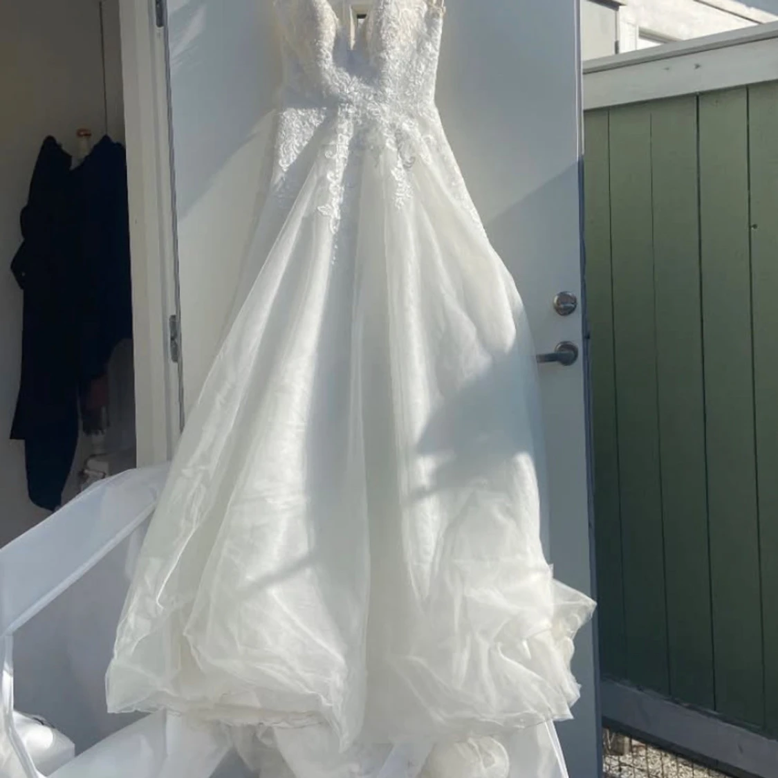 Vit Crème bröllopsklänning f. Ladybird - 1