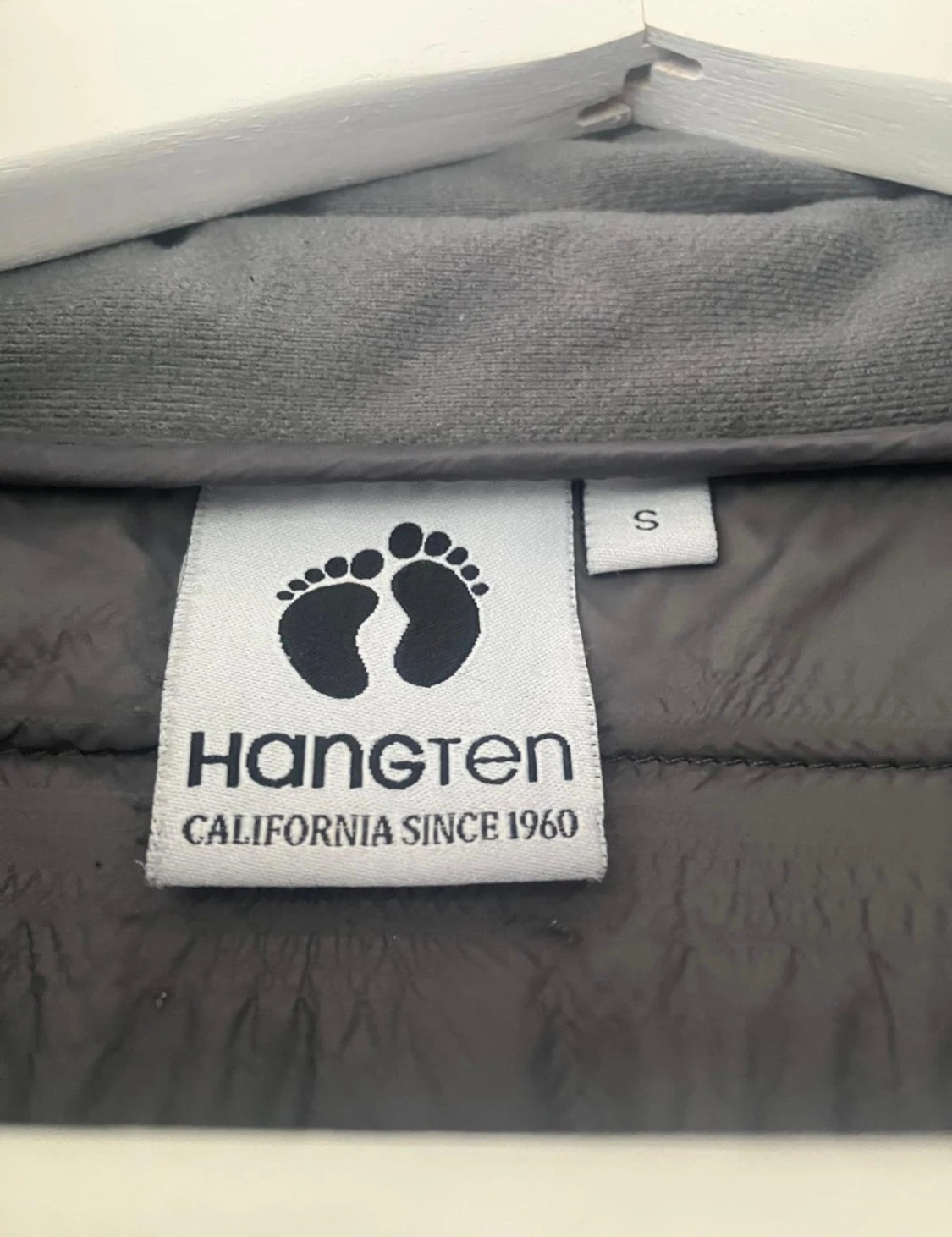 Grå dunväst från Hangten - 1