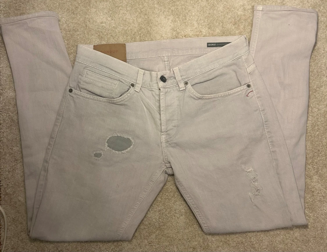 Dondup jeans grå/vit - 1