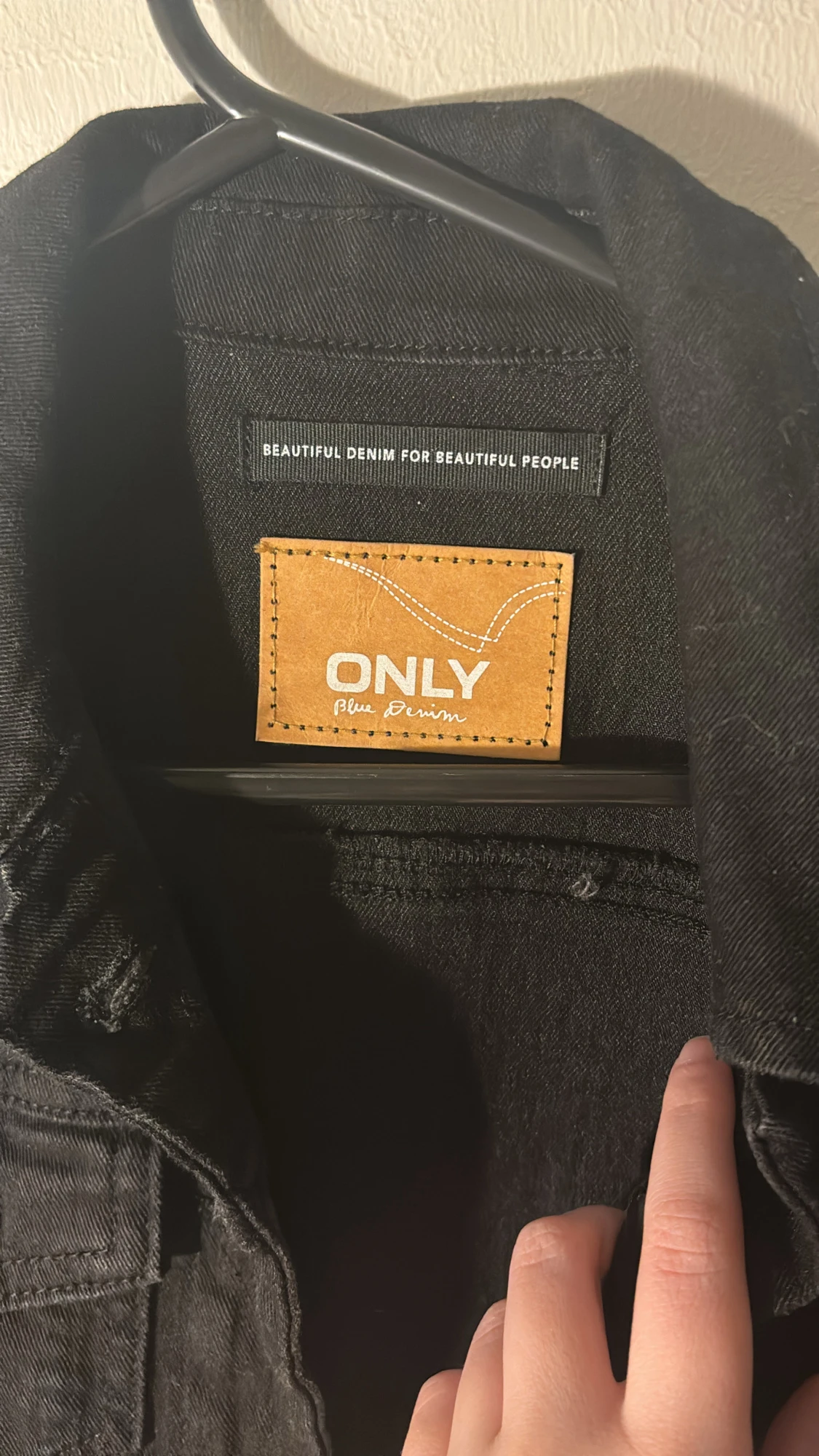 Svart jeansjacka från ONLY - 1