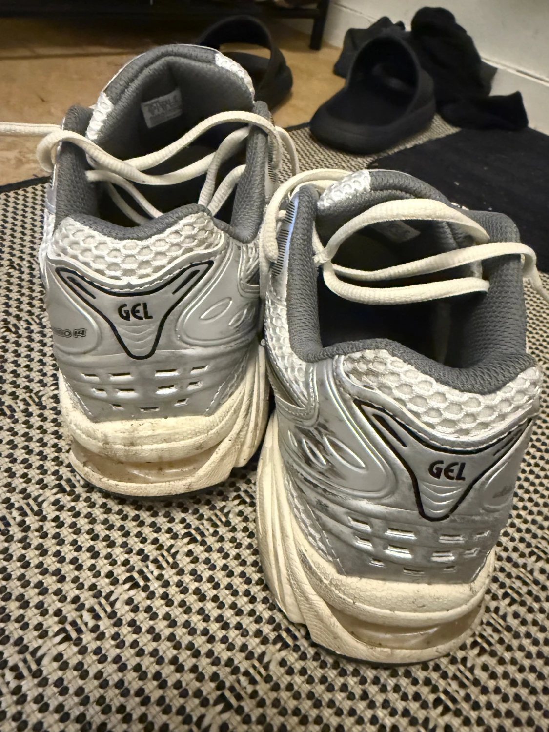 Asic gel kayano cream silver white  - 2