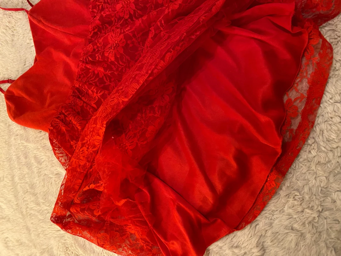 Röd klänning - 1