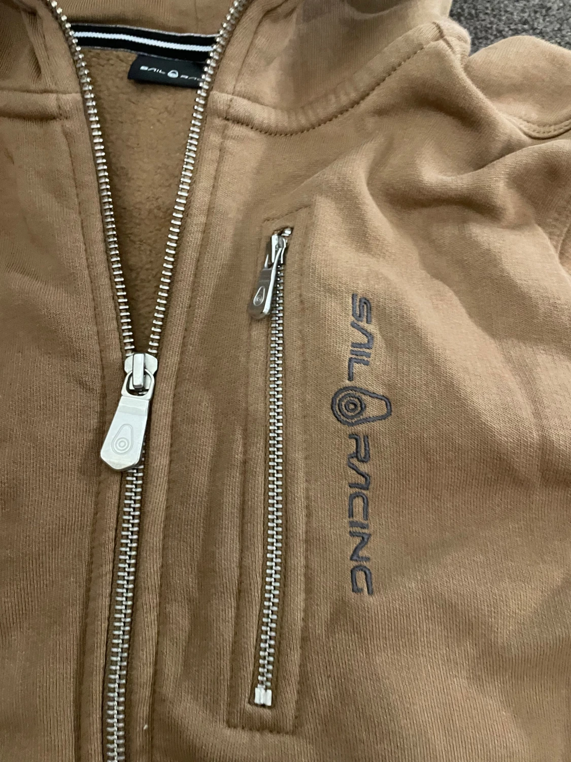 Beige hoodiejacka från Sail Racing stl 160 - 2