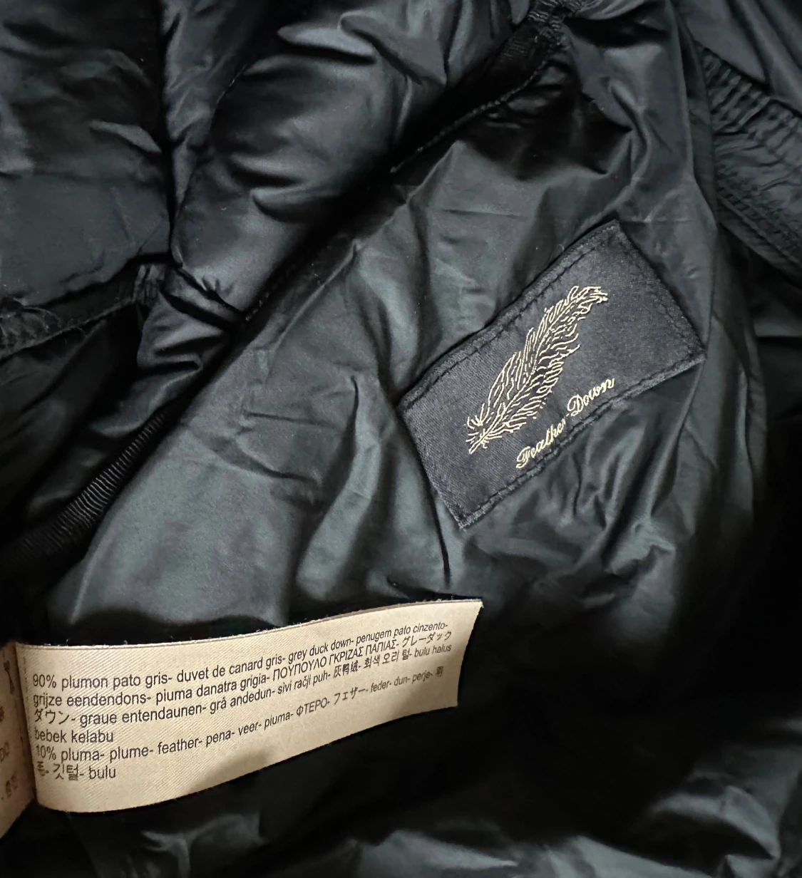 Svart dunjacka från Massimo Dutti - 3