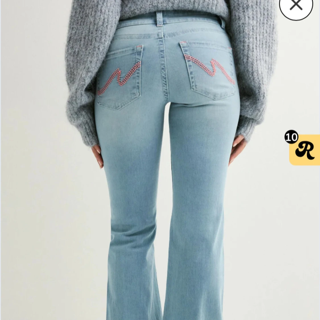 Nelly low waist bootcut jeans - 1