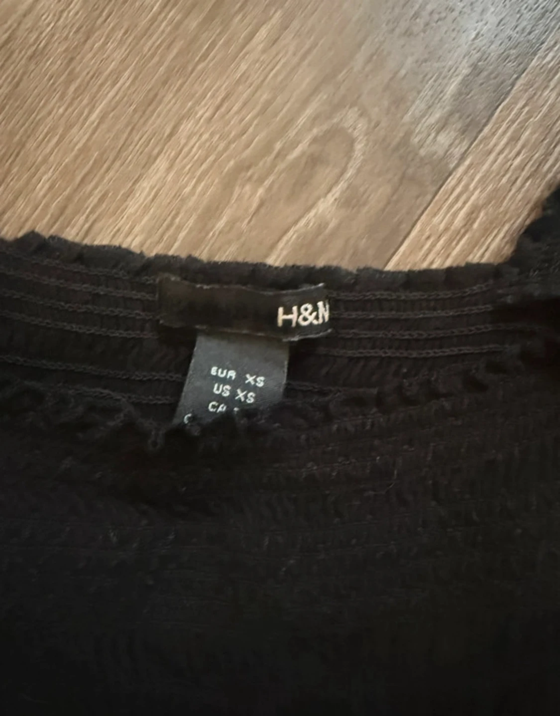 Svart linne från H&M Str XS - 2