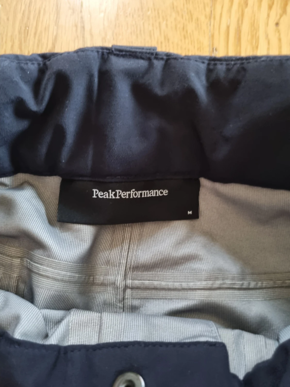 Mörkblå täckbyxor Peak Performance M - 1