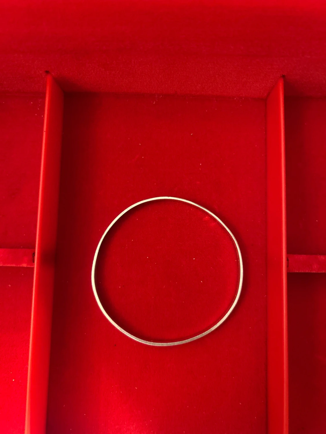 Silverarmband 925 med diskret rand - 1