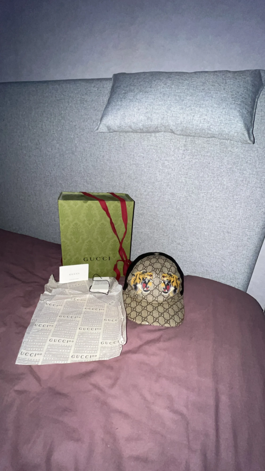 Äkta Gucci keps med tigertryck - 5