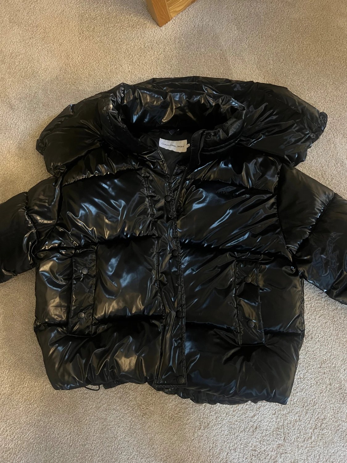 Svart pufferjacka Calvin Klein Jeans XS - 1