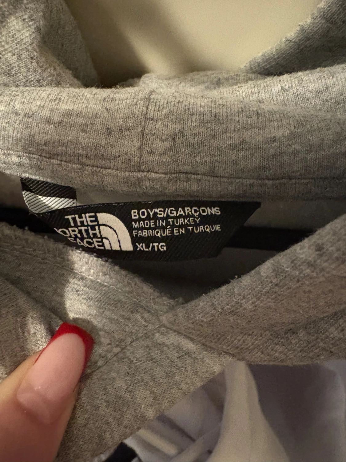 Grå hoodie från The North Face XL - 3