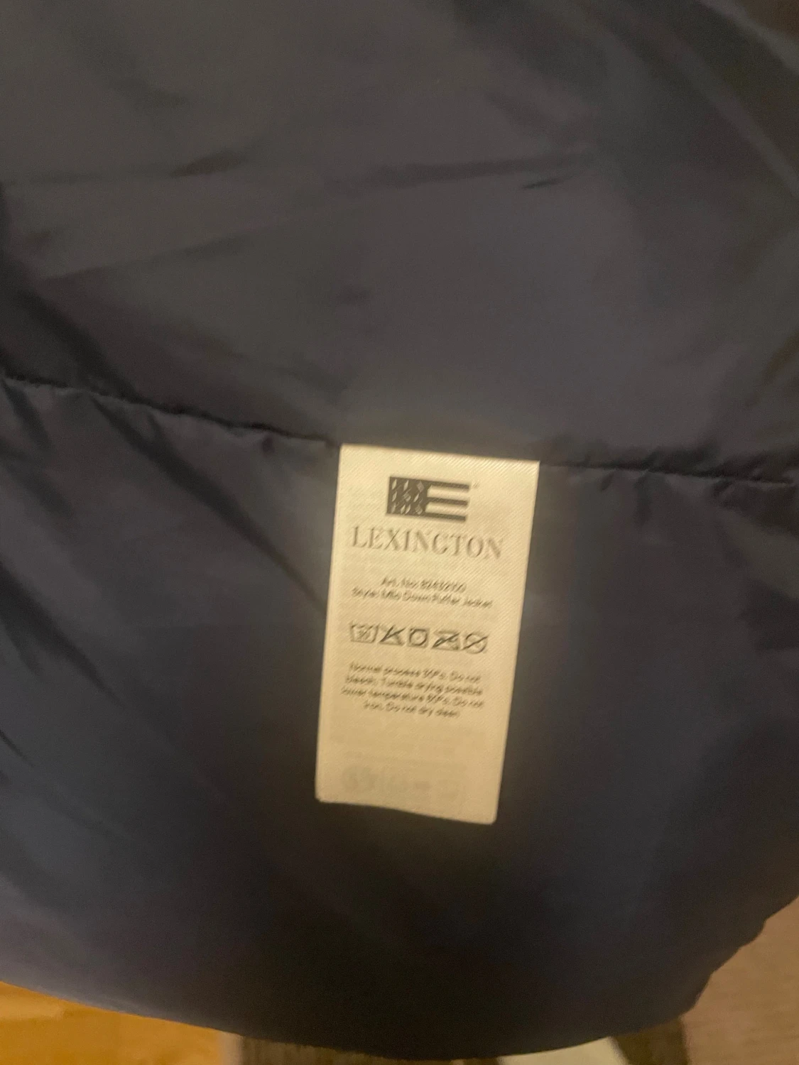 Marinblå pufferjacka från Lexington - 3