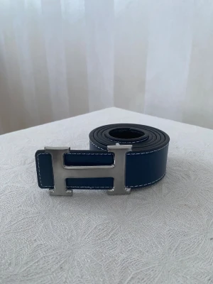 Hermes bälte blå - 10/10 skick 
