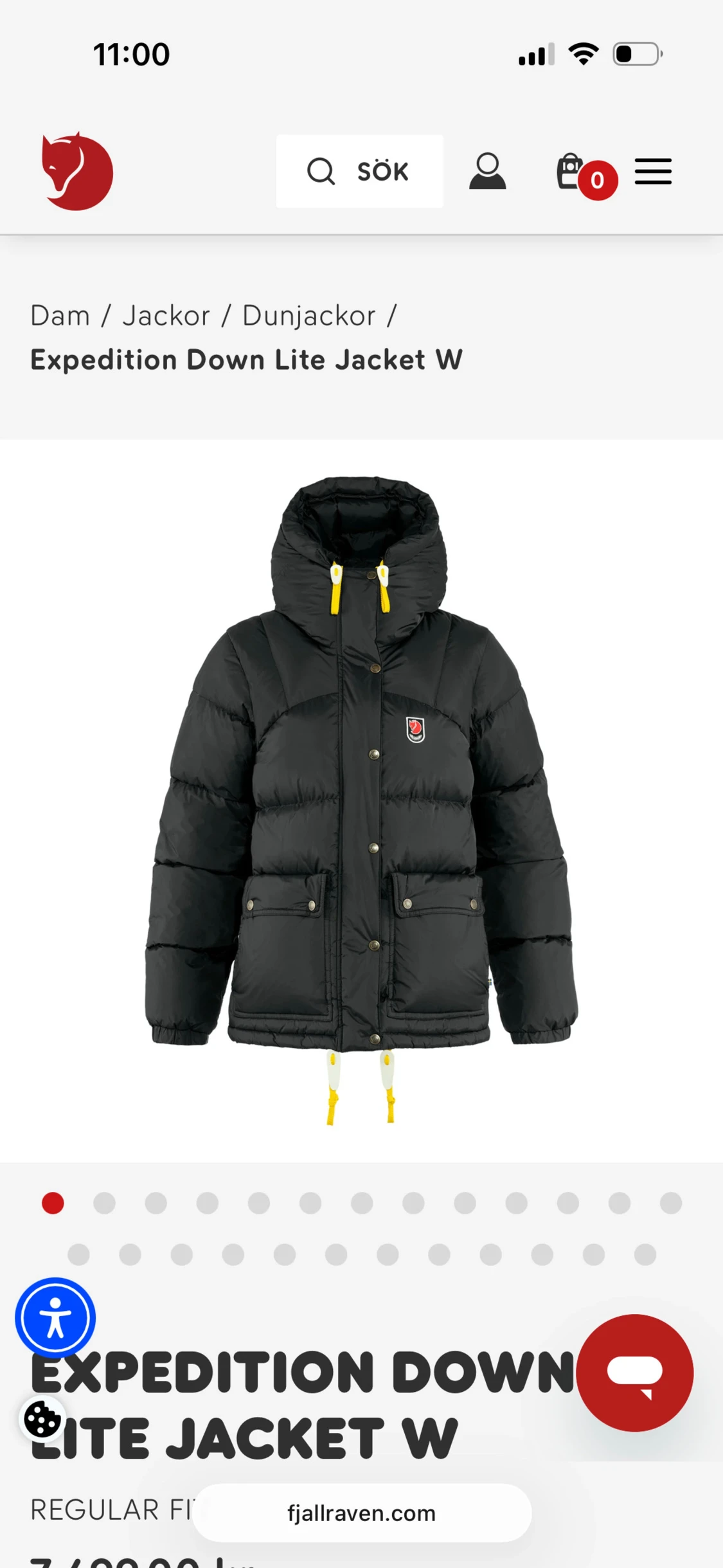 Svart Expedition Down Lite dunjacka - 1