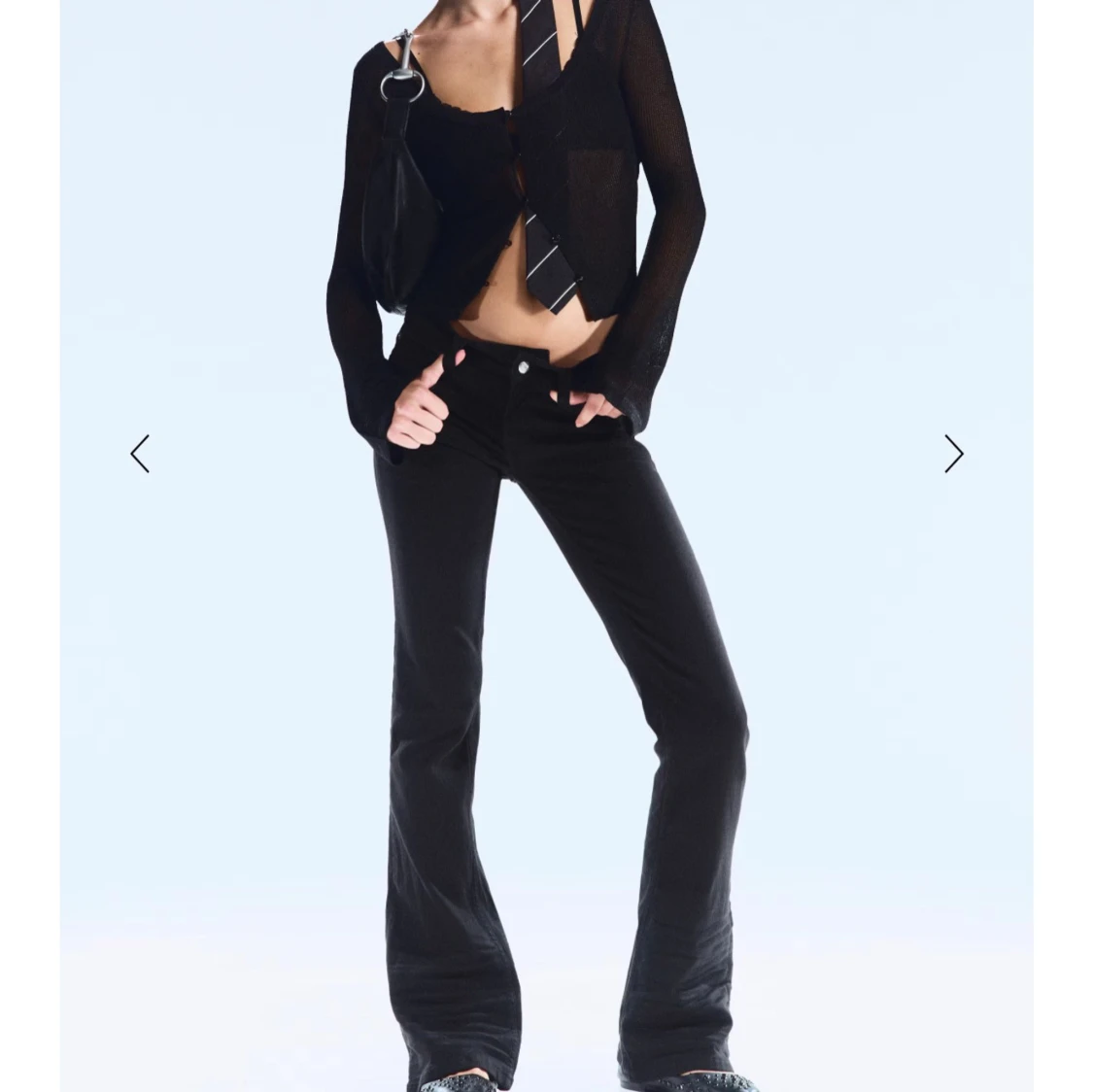 Svarta bootcut jeans Cheap Monday - 2