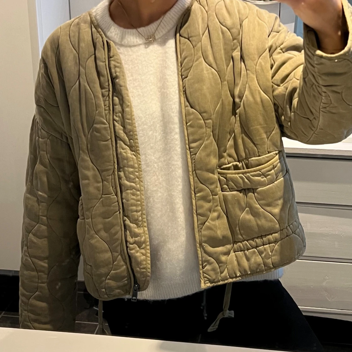 Grön Zara jacka - 2