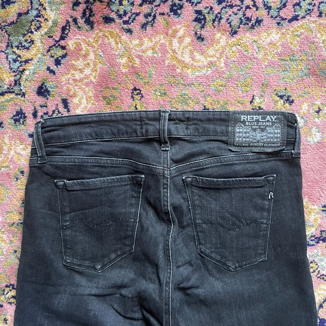 Svarta Replay Anbass jeans slim fit 32/30 - 4