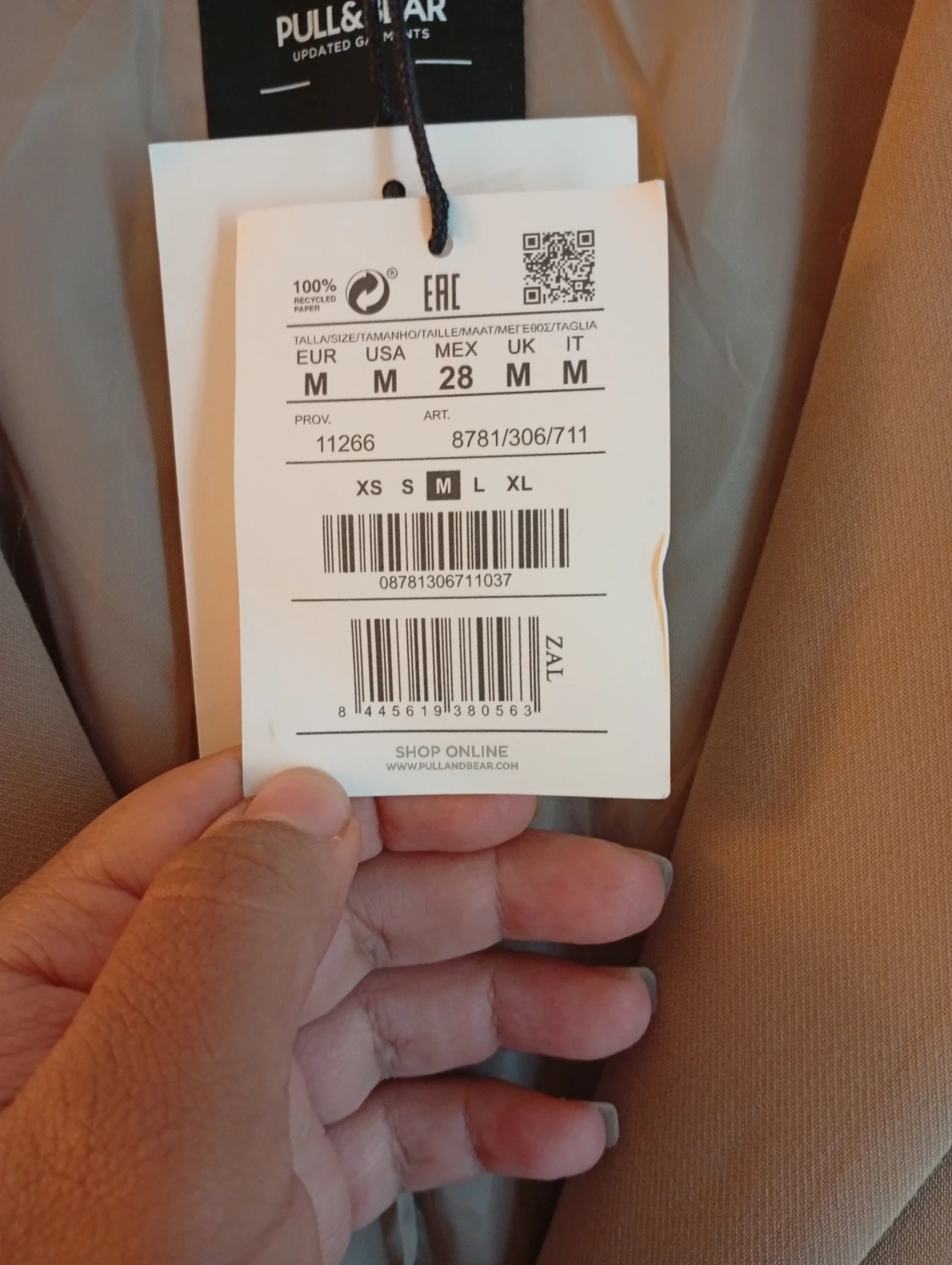 Beige kavaj från Pull&Bear M - 5