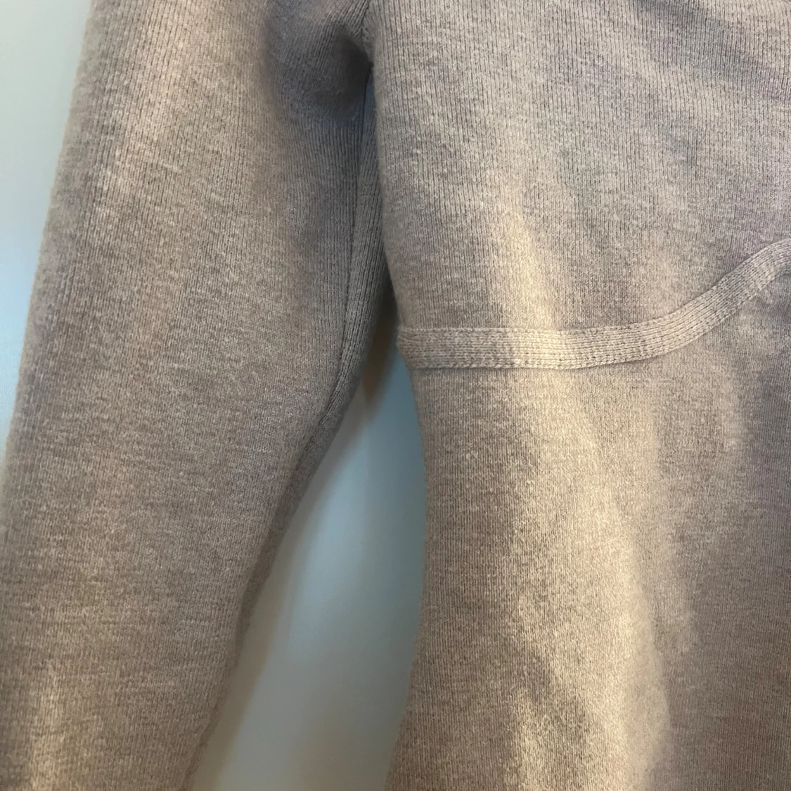 Beige stickad tröja Abercrombie S - 1