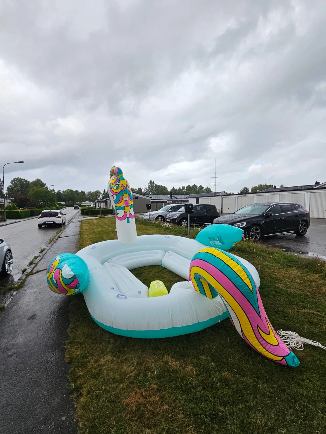 Uppblåsbar enhörningsflotte - 2