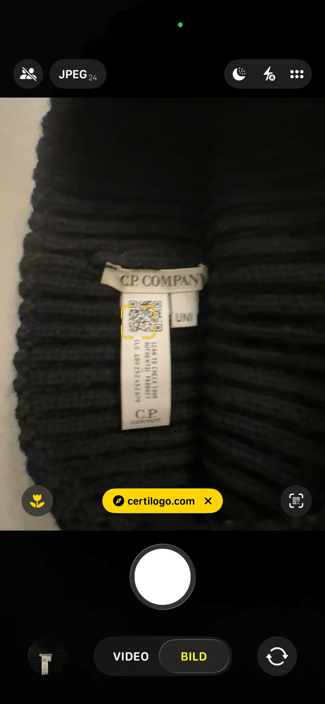 Svart C.P. Company Beanie - 4