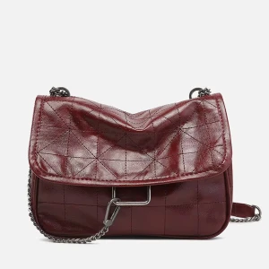 Zara väska - Snygg vinröd axelväska från Zara, som ny!