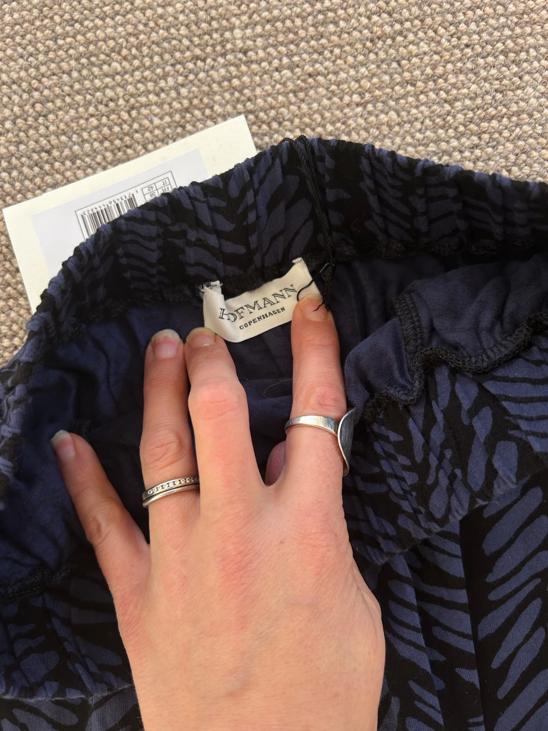 Blåmönstrade shorts från Hofmann - 2