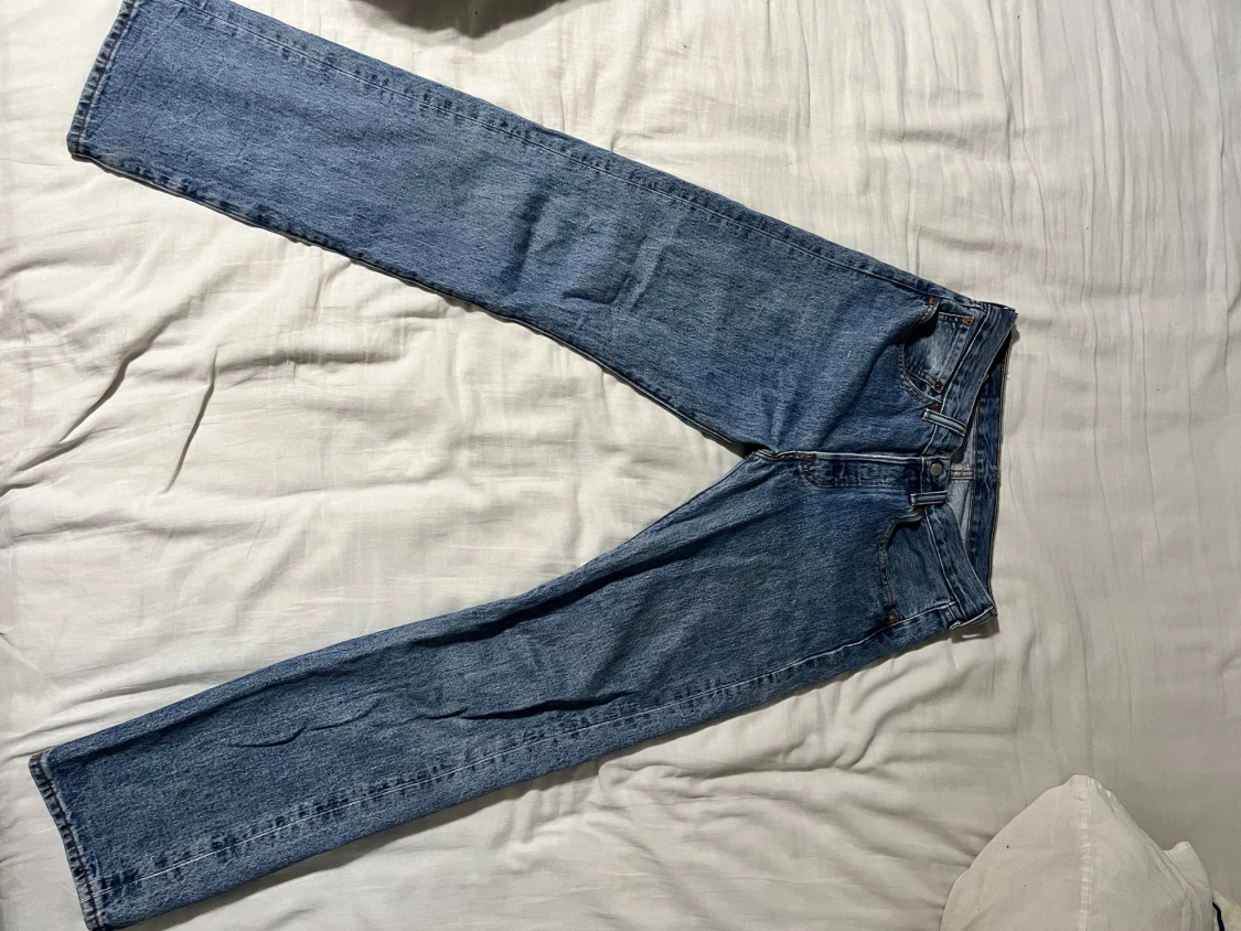 Levi's 501 blå jeans straight fit - 1