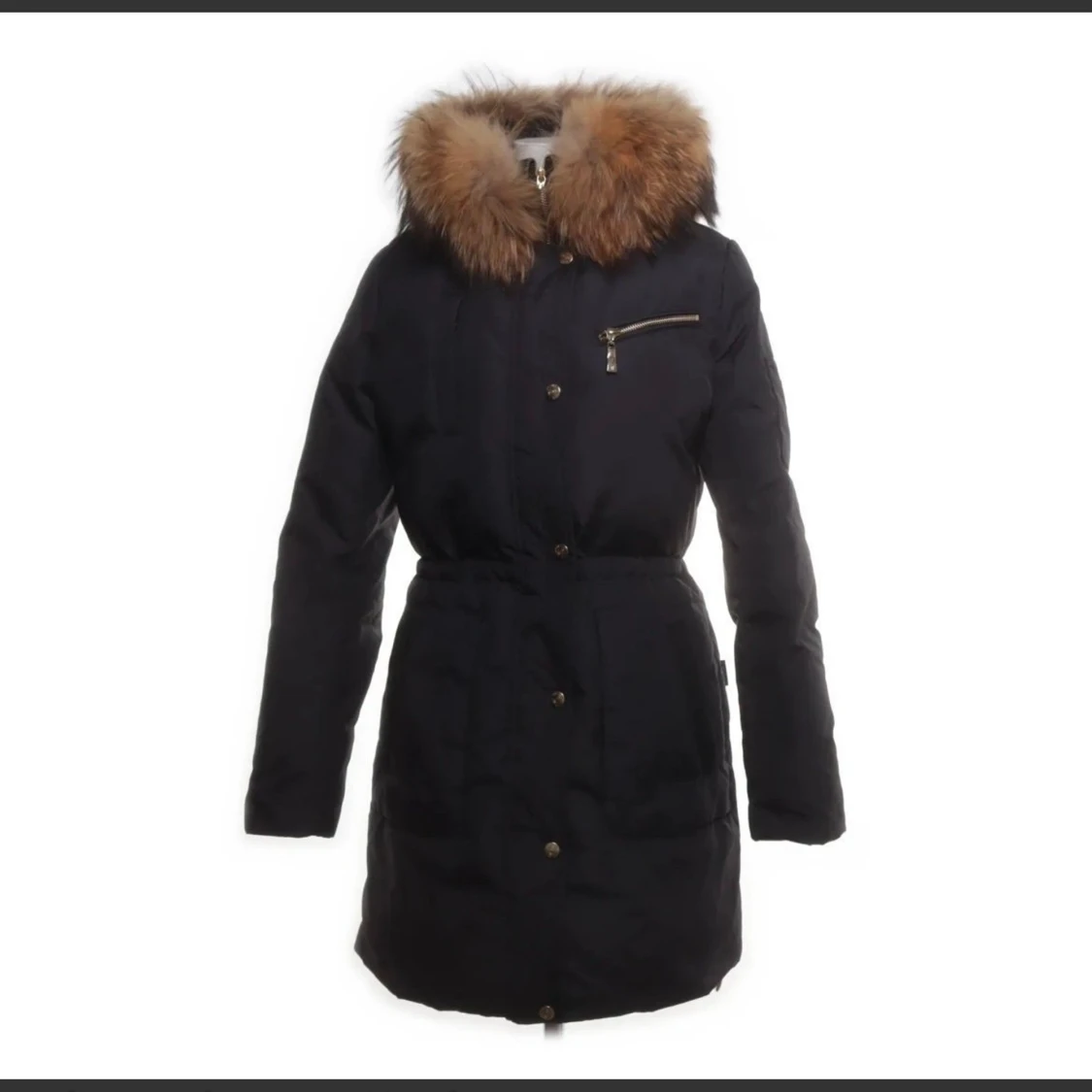 Svart dunjacka med päls från Hollies  - 1