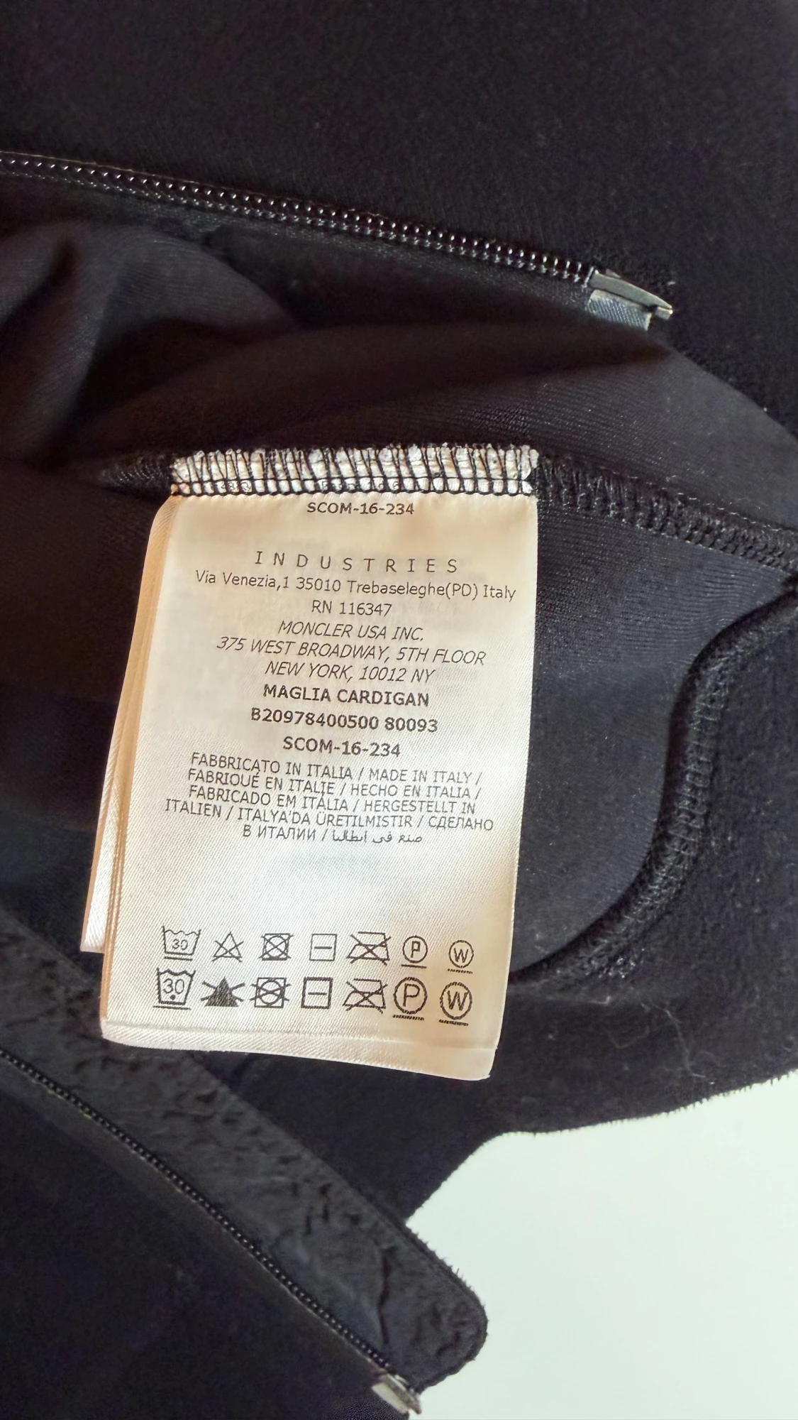 Moncler cardigan fleece 