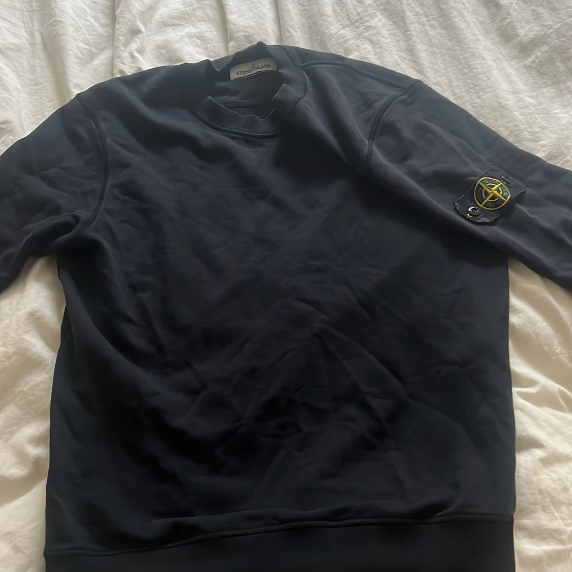 Mörkblå sweatshirt från Stone Island