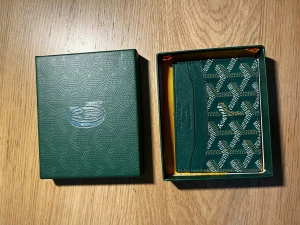 Grön  plånbok - Aldrig blivit använda! Allt kommer med 