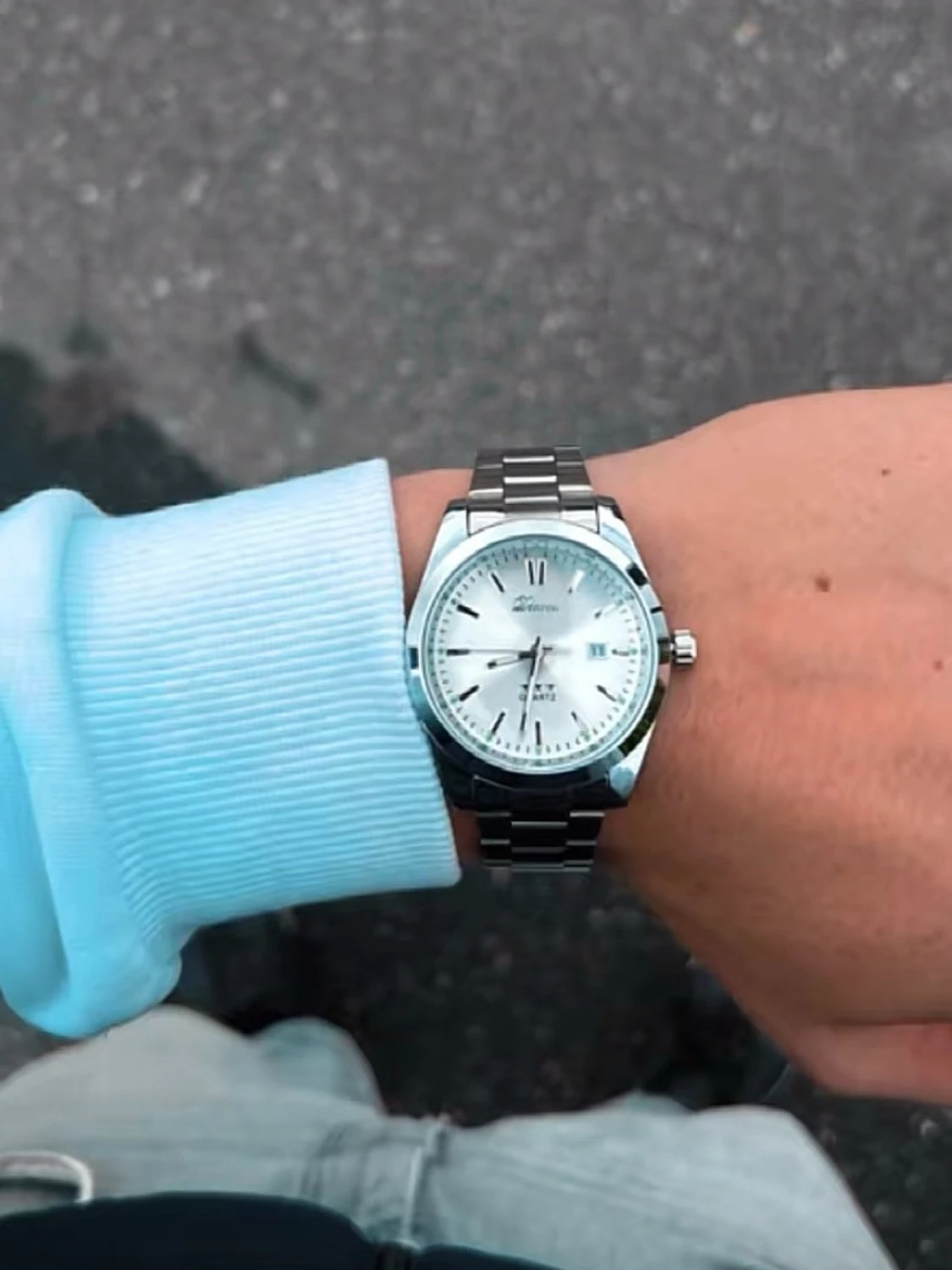 Doventi klocka x Silverfärgad 