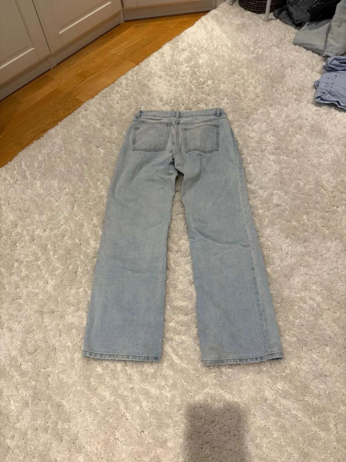 Ljusblå baggy jeans  - 4