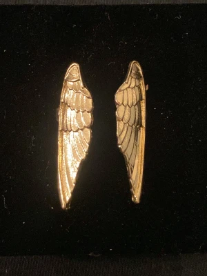 En fin guldig ring💛💍 - Säljer pågrund av att jag ej gillar guld längre💛Är cirka använd 5 gånger och är i bra skick är dock en repa/spricka på insidan av vingen och de kan ja skicka bild på om man är intresserad 