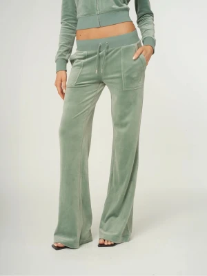 Gröna velourbyxor Juicy Couture S - Säljer ett par ljusgröna mjukisbyxor från Juicy Couture. S