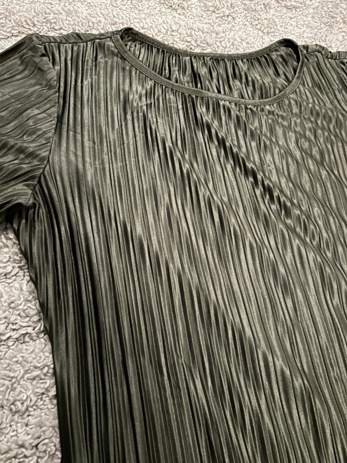 Mörkgrön  långklänning - 2